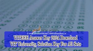 VITEEE Solutions Key 2024